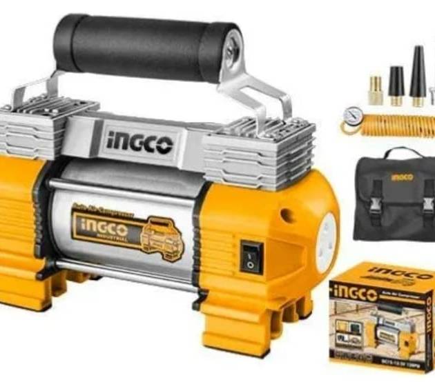 Compresor Automotriz 18a 120psi 12v Ingco Aac2508
